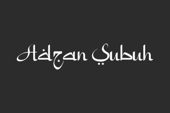 Adzan Subuh Font: A Web Designer’s Review of This Arabic-Inspired Display Typeface
