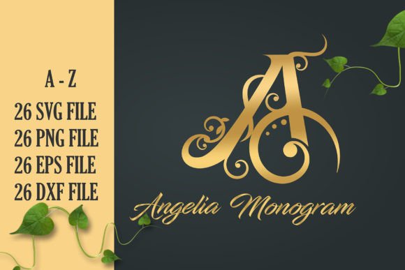 Angelia Monogram: A Designer’s Font for Elegant Branding Projects