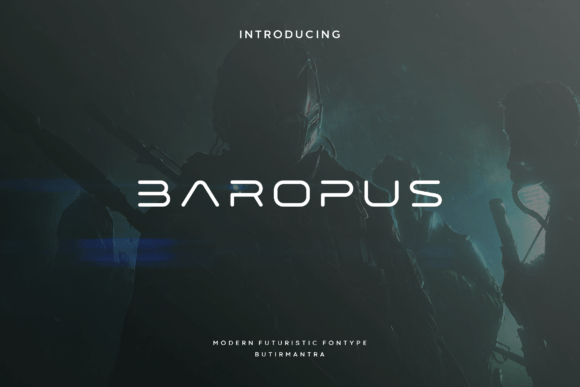 Baropus: A Modern Display Font for Editorial Design and Digital Publishing