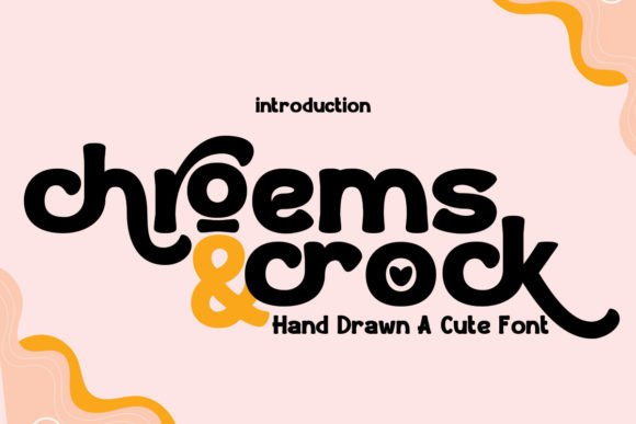 Chroems and Crock: A Clean, Bold Display Font for Modern Branding Projects