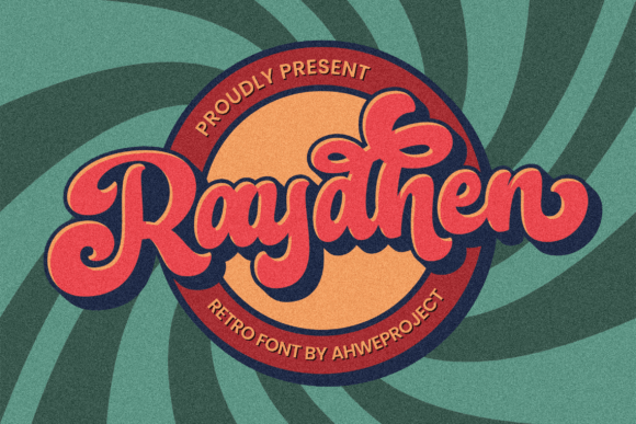 Elevate Your Craft with Raydhen: A Retro Script Font for Makers
