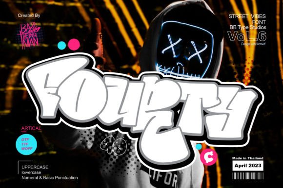 Fourty Cent: A Bold Display Font for Modern Editorial Design