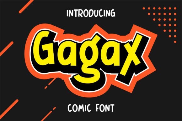 Gagax: A Playful Display Font That Elevates Campaign Visuals
