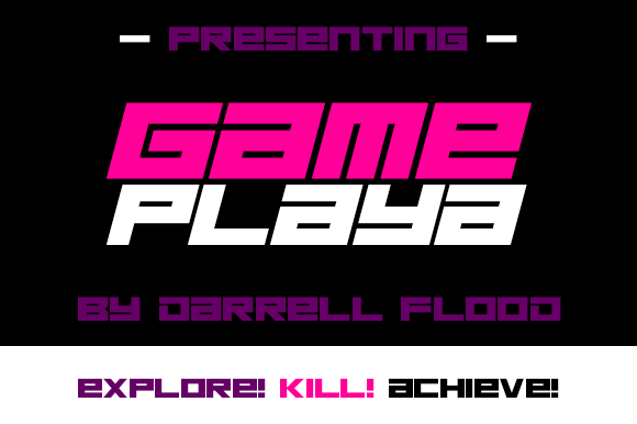Game Playa: A Futuristic Font That Elevates Sci-Fi Style in Editorial Design
