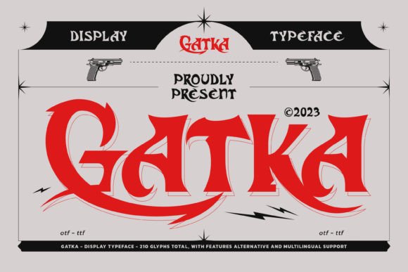 Gatka: A Bold Display Font for Impactful Web Design