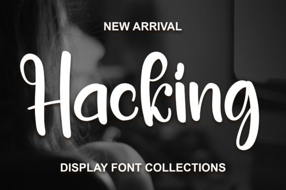 Hacking Font: A Bold Display Typeface for Editorial Design