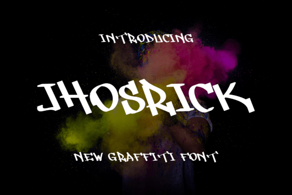 Jhosrick: A Bold Graffiti Display Font for Modern Branding Projects
