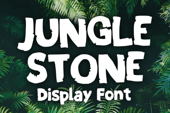 Jungle Stone: A Playful Display Font for Web Design Projects