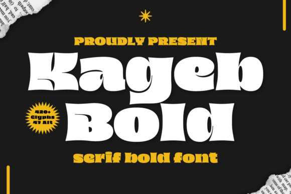 Kageb Bold: A Maker’s Font for Impactful Handmade Designs