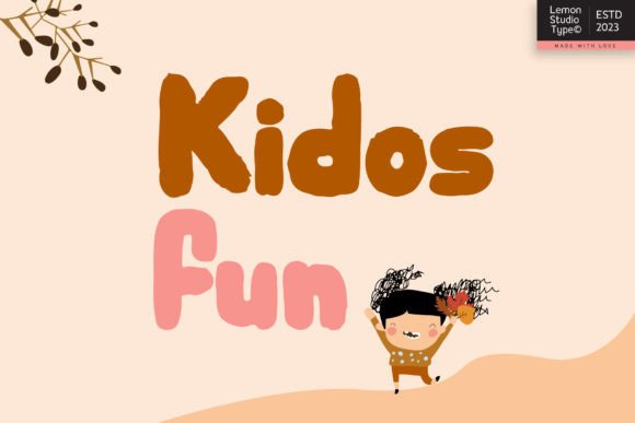 Kidosfun: A Cheerful Display Font for Makers and Creative Sellers