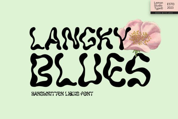 Langky Blues: A Handwritten Font That Brings Maker Projects to Life