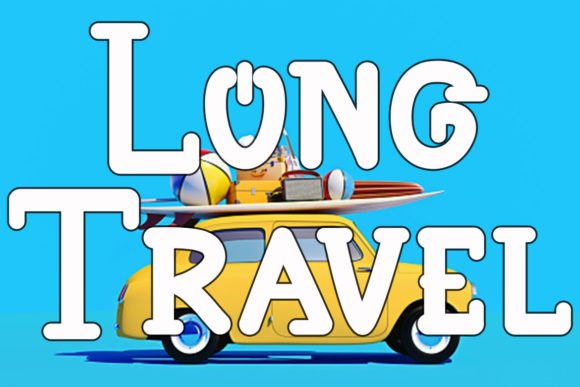 Long Travel: A Casual Display Font That Elevates Brand Design