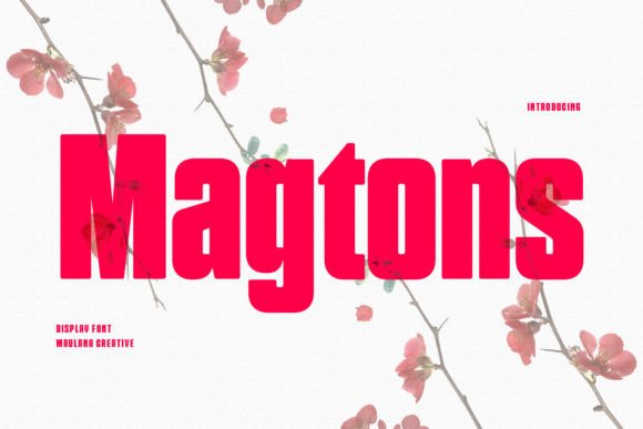 Magtons: A Condensed Display Font That Elevates Web Design