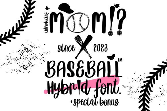 Mom X Baseball Font: A Bold Choice for Business Branding