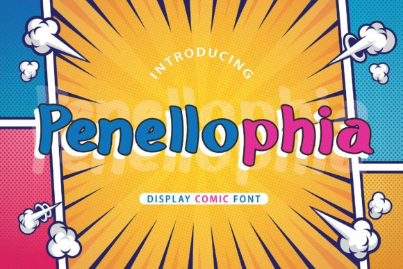 Penellophia: A Playful Display Font for Web Designers and Digital Brands