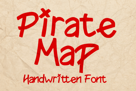 Pirate Map: A Playful Display Font for Bold Branding Projects