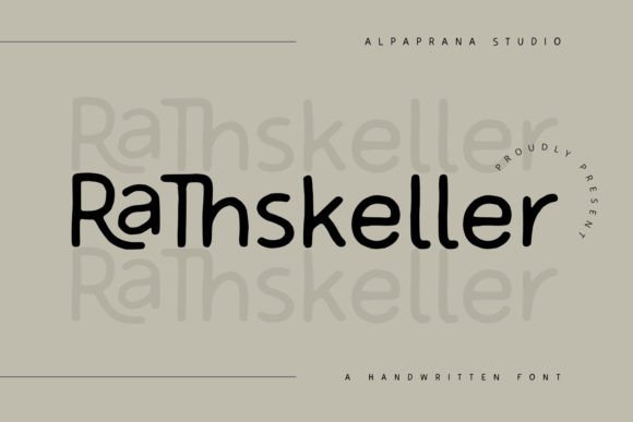 Rathskeller: A Modern Display Font for Branding That Builds Trust