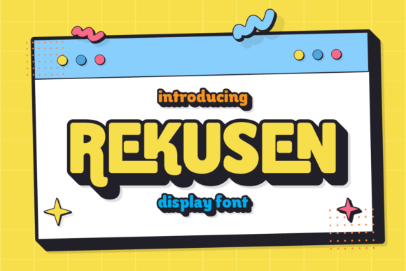 Rekusen: How a Bold Display Font Can Elevate Your Campaign Visuals