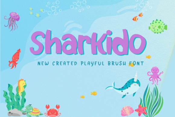 Sharkido: A Display Font That Brings Cheer to Campaign Design