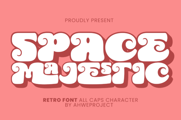 Space Majestic: A Bold Display Font for Handmade Labels, Invitations, and Creative Packaging