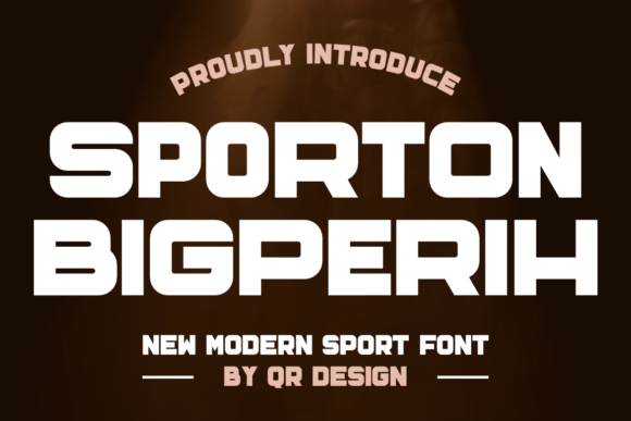 Sporton Bigperih: A Bold Display Font for Impactful Design