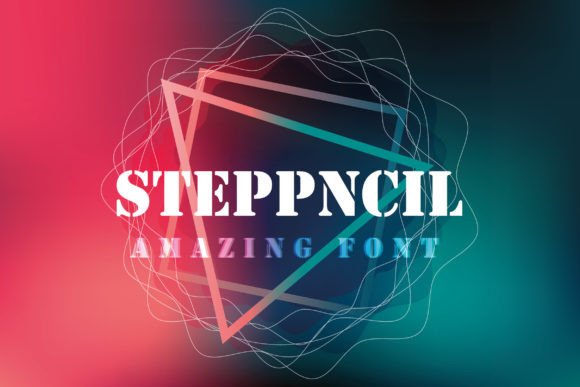 Steppncil: A Quirky Handwritten Font That Brightens Craft and Product Designs