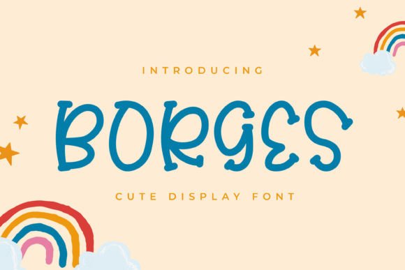 Using Borges: A Colorful Display Font for Playful Branding Projects