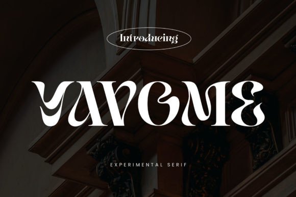 Yavome: A Dynamic Display Font for Modern Branding