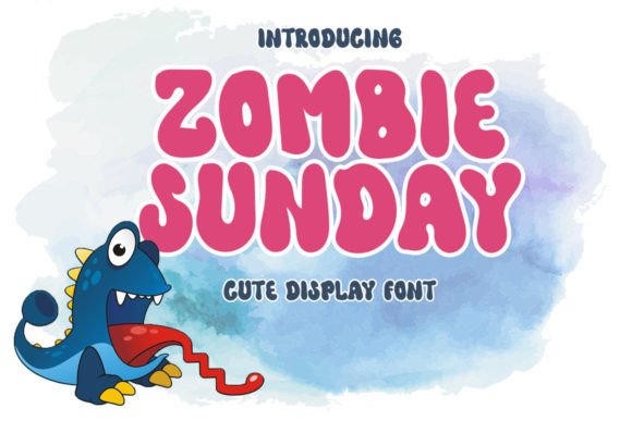 Zombie Sunday: A Cheerful Display Font for Modern Editorial Design